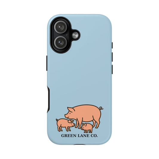 Pigs (Blue) for iPhone 17