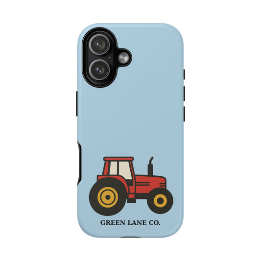 Red Tractor (Blue) for iPhone 17