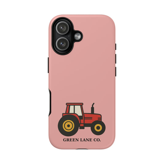 Red Tractor (Pink) for iPhone 17