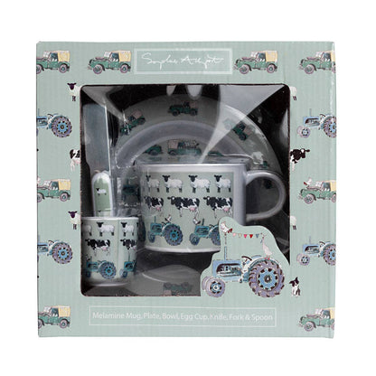 On The Farm Childrens Melamine Set