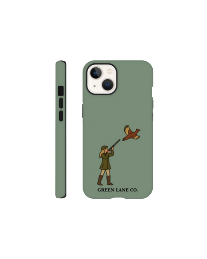 Grouse Shoot Female iPhone case