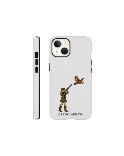 Grouse Shoot Female iPhone case