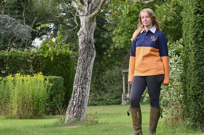 Ryeland Rugby Shirt (Navy/Orange)