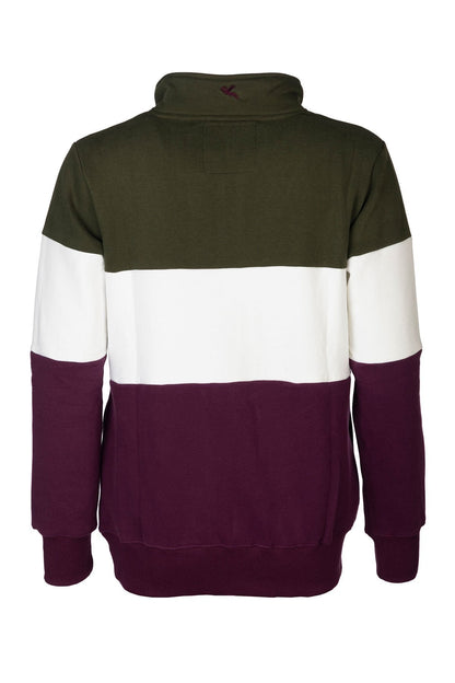 Ladies Sweatshirt Byland Cow Olive/White/Berry