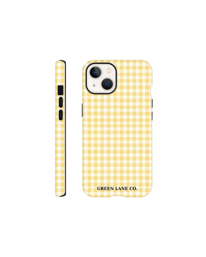 Gingham iPhone case