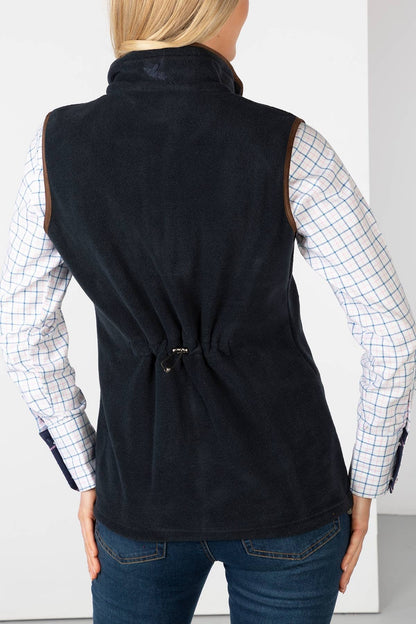 Ladies Premium Fleece Waistcoat Huggate Ink