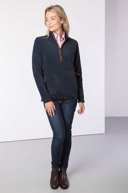 Ladies Huggate Overhead Fleece Ink