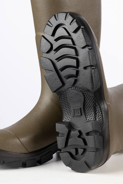 Men's Neoprene Lined Wellington Boots Lisset Olive