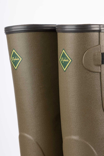 Men's Neoprene Lined Wellington Boots Lisset Olive