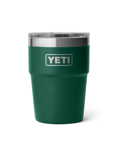 RAMBLER 16 OZ STACKABLE CUP in BLACK FOREST GREEN