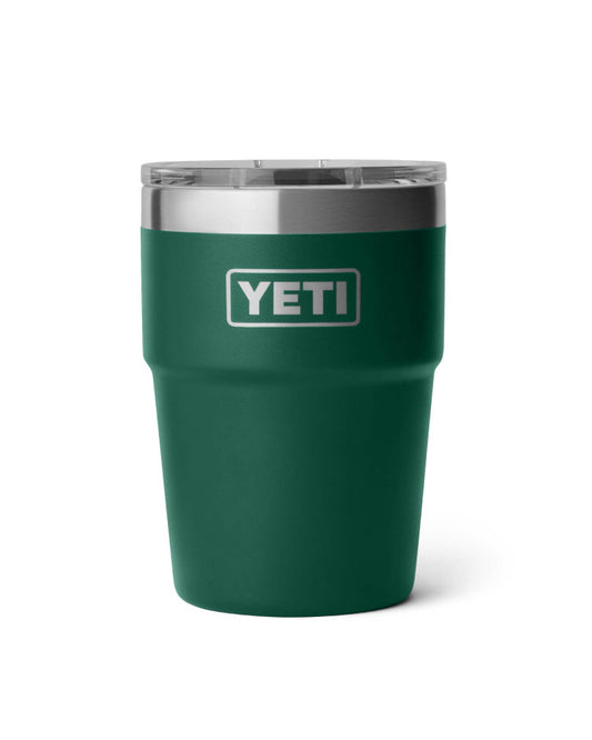 RAMBLER 16 OZ STACKABLE CUP in BLACK FOREST GREEN