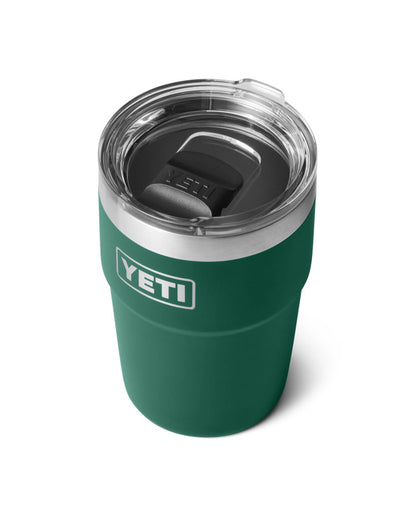 RAMBLER 16 OZ STACKABLE CUP in BLACK FOREST GREEN