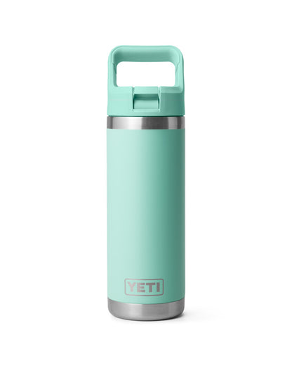 RAMBLER 18 OZ COLOUR STRAW BOTTLE in SEAFOAM