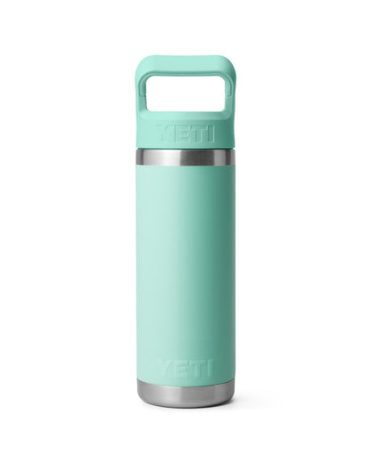 RAMBLER 18 OZ COLOUR STRAW BOTTLE in SEAFOAM
